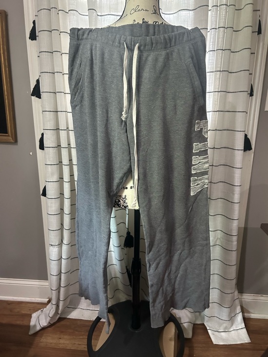 PINK Victoria's Secret Pants - Pink Victoria Secret Gray Drawstring Sweatpants